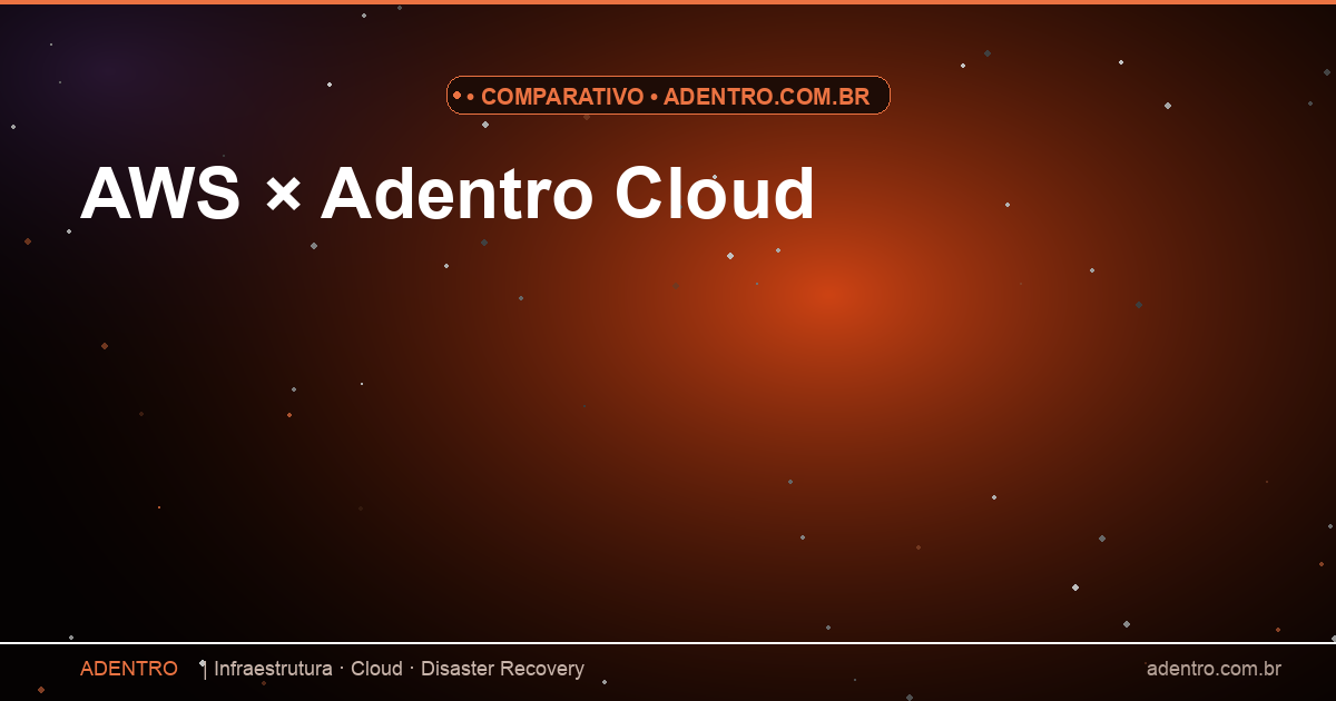 AWS × Adentro Cloud — Comparativo