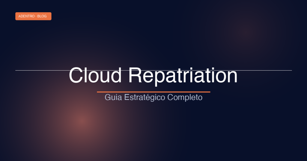 Painel de análise de custos mostrando comparativo entre cloud pública e on-premise para Cloud Repatriation