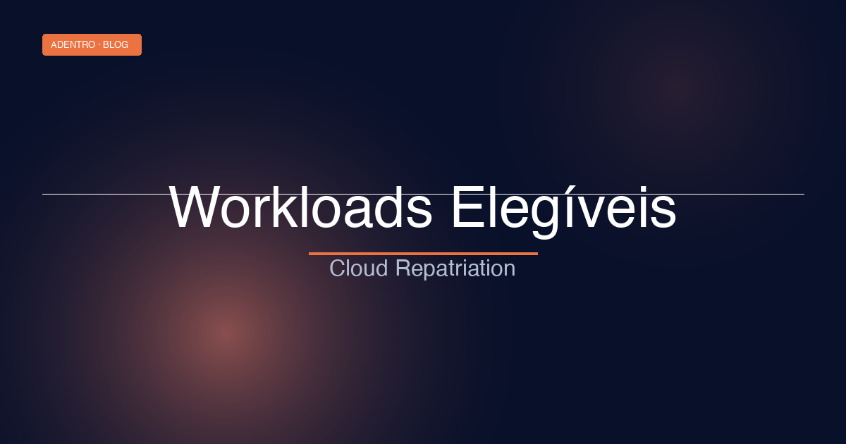 Classificação de workloads por elegibilidade à repatriação usando scoring ACRI em cinco critérios